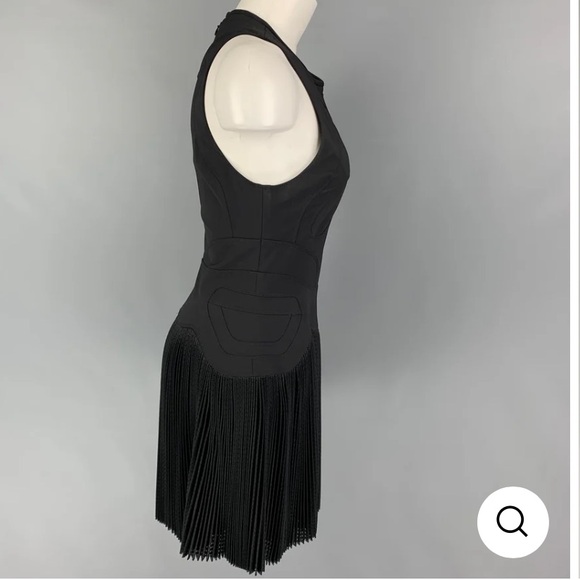 Alexander wang polymjde fringe mini dress Sz 6. Fits a 4 - Picture 2 of 7